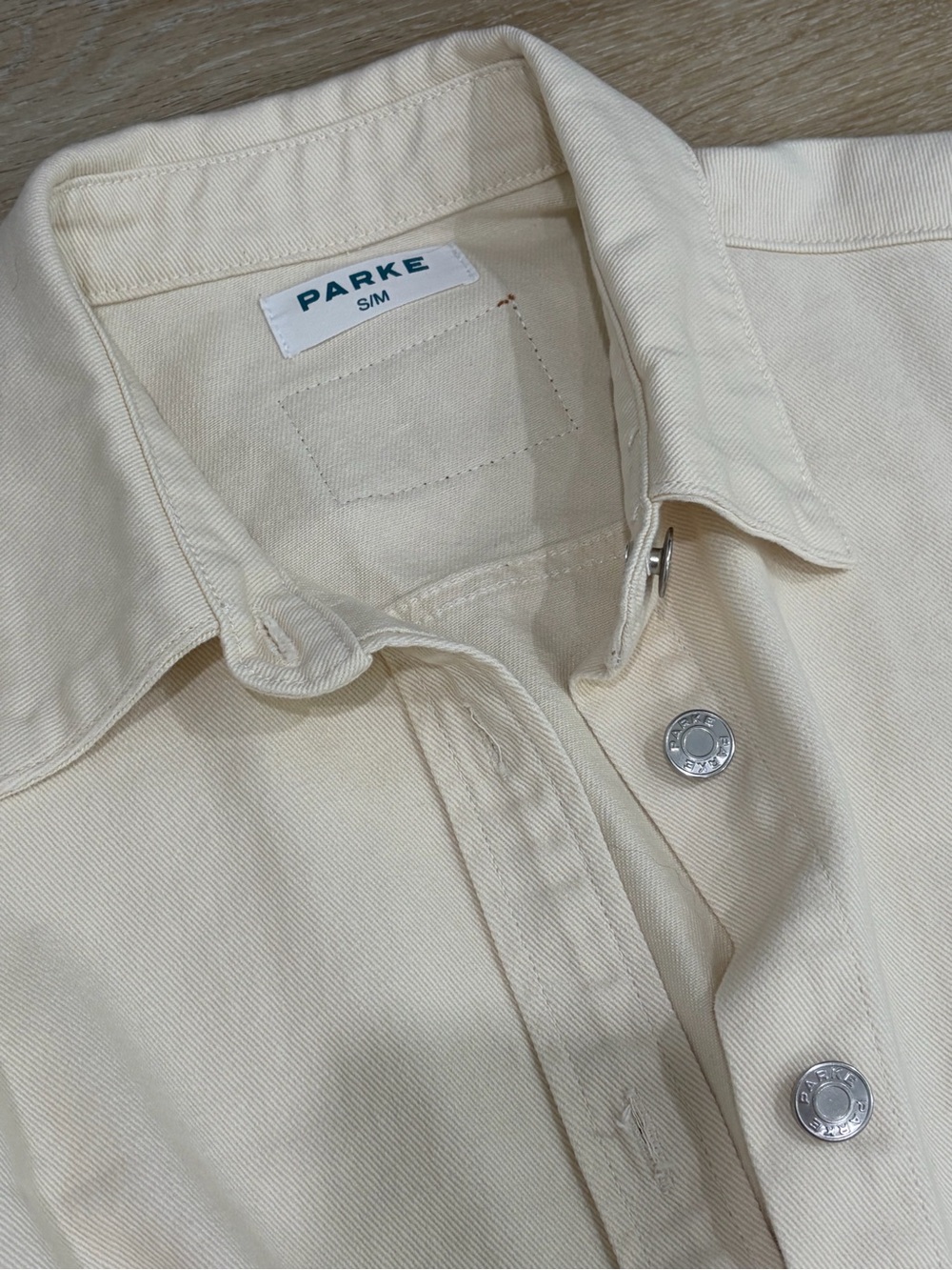 EUC PARKE denim shirt jacket - Picture 4 of 6